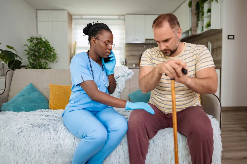 All Care caregiver providing specialized dementia and Alzheimer's care at home in the Bronx